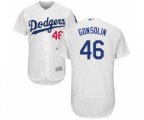 Los Angeles Dodgers Tony Gonsolin White Home Flex Base Authentic Collection Baseball Player Jersey