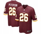 Washington Redskins #26 Adrian Peterson Game Burgundy Red Team Color Football Jersey