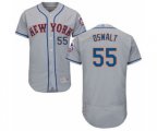 New York Mets Corey Oswalt Grey Road Flex Base Authentic Collection Baseball Player Jersey