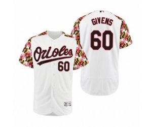 Baltimore Orioles Mychal Givens White Turn Back the Clock Maryland Day Jersey