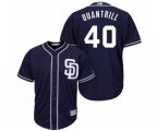 San Diego Padres Cal Quantrill Replica Navy Blue Alternate 1 Cool Base Baseball Player Jersey