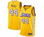 Los Angeles Lakers #44 Jerry West Swingman Gold 2019-20 City Edition Basketball Jersey
