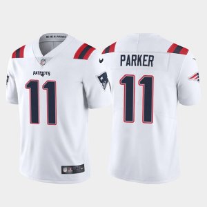 New England Patriots #11 DeVante Parker White Vapor Untouchable Limited Stitched Jersey