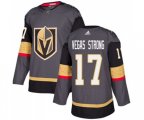Vegas Golden Knights #17 Vegas Strong Premier Gray Home NHL Jersey