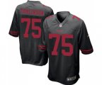 San Francisco 49ers #75 Laken Tomlinson Game Black Football Jersey