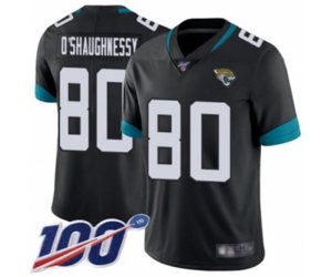 Jacksonville Jaguars #80 James O\'Shaughnessy Black Team Color Vapor Untouchable Limited Player 100th Season Football Jersey