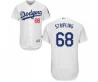 Los Angeles Dodgers #68 Ross Stripling White Home Flex Base Authentic Collection MLB Jersey