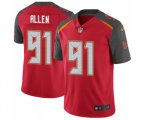Tampa Bay Buccaneers #91 Beau Allen Red Team Color Vapor Untouchable Limited Player Football Jersey