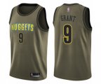 Denver Nuggets #9 Jerami Grant Swingman Green Salute to Service Basketball Jersey