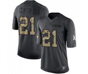 Chicago Bears #21 Ha Clinton-Dix Limited Black 2016 Salute to Service Football Jersey