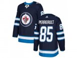 Winnipeg Jets #85 Mathieu Perreault Navy Blue Home Authentic Stitched NHL Jersey
