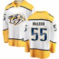 Nashville Predators #55 Cody McLeod Fanatics Branded White Away Breakaway NHL Jersey