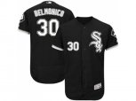 Chicago White Sox #30 Nicky Delmonico Black Flexbase Authentic Collection Stitched MLB Jerseys
