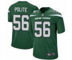 New York Jets #56 Jachai Polite Game Green Team Color Football Jersey