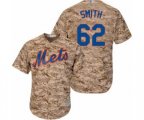 New York Mets Drew Smith Authentic Camo Alternate Cool Base Baseball Player Jersey