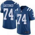 Indianapolis Colts #74 Anthony Castonzo Elite Royal Blue Rush Vapor Untouchable NFL Jersey