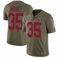 San Francisco 49ers #35 Eric Reid Limited Olive 2017 Salute to Service NFL Jersey