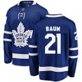 Toronto Maple Leafs #21 Bobby Baun Fanatics Branded Royal Blue Home Breakaway NHL Jersey