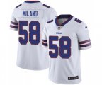 Buffalo Bills #58 Matt Milano White Vapor Untouchable Limited Player Football Jersey