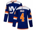 New York Islanders #4 Robin Salo Authentic Blue Alternate NHL Jersey