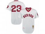 1975 Boston Red Sox #23 Luis Tiant Authentic White Throwback MLB Jersey