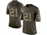 Cincinnati Bengals #21 Darqueze Dennard Limited Green Salute to Service NFL Jersey