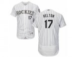 Colorado Rockies #17 Todd Helton White Flexbase Authentic Collection MLB Jersey