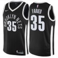 Brooklyn Nets #35 Kenneth Faried Swingman Black NBA Jersey - City Edition