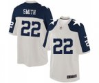 Dallas Cowboys #22 Emmitt Smith Limited White Throwback Alternate Football Jersey