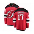 New Jersey Devils #17 Wayne Simmonds Fanatics Branded Red Home Breakaway Hockey Jersey