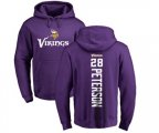 Minnesota Vikings #28 Adrian Peterson Purple Backer Pullover Hoodie