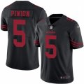 San Francisco 49ers #5 Bradley Pinion Limited Black Rush Vapor Untouchable NFL Jersey