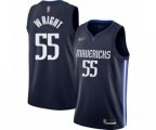 Dallas Mavericks #55 Delon Wright Swingman Navy Finished Basketball Jersey - Statement Edition