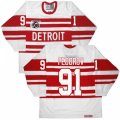 CCM Detroit Red Wings #91 Sergei Fedorov Premier White 75TH Throwback NHL Jersey