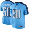 Tennessee Titans #50 Nate Palmer Limited Light Blue Rush Vapor Untouchable NFL Jersey