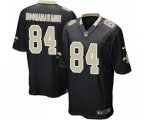 New Orleans Saints #84 Michael Hoomanawanui Game Black Team Color Football Jersey