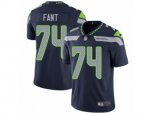Seattle Seahawks #74 George Fant Vapor Untouchable Limited Steel Blue Team Color NFL Jersey