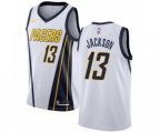 Indiana Pacers #13 Mark Jackson White Swingman Jersey - Earned Edition