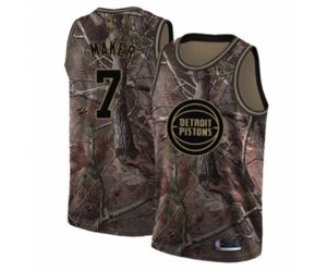 Detroit Pistons #7 Thon Maker Swingman Camo Realtree Collection Basketball Jersey