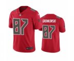 Tampa Bay Buccaneers #87 Rob Gronkowski Color Rush Limited Red Jersey