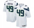 Seattle Seahawks #49 Shaquem Griffin Game White Football Jersey