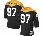 Pittsburgh Steelers #97 Cameron Heyward Elite Black 1967 Home Throwback Football Jersey