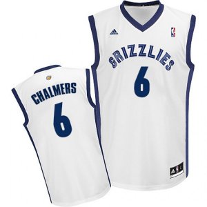 Memphis Grizzlies #6 Mario Chalmers Swingman White Home NBA Jersey