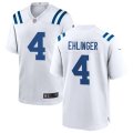 Indianapolis Colts #4 Sam Ehlinger Nike White Vapor Limited Jersey