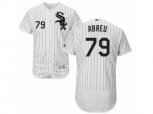 Chicago White Sox #79 Jose Abreu White Black Flexbase Authentic Collection MLB Jersey