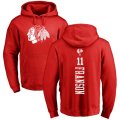 Chicago Blackhawks #11 Cody Franson Red One Color Backer Pullover Hoodie