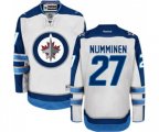 Winnipeg Jets #27 Teppo Numminen Authentic White Away NHL Jersey