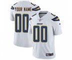 Los Angeles Chargers Customized White Vapor Untouchable Limited Player Football Jersey