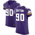 Minnesota Vikings #90 Will Sutton Purple Team Color Vapor Untouchable Elite Player NFL Jersey