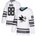 San Jose Sharks #88 Brent Burns White 2019 All-Star Game Parley Authentic Stitched NHL Jersey